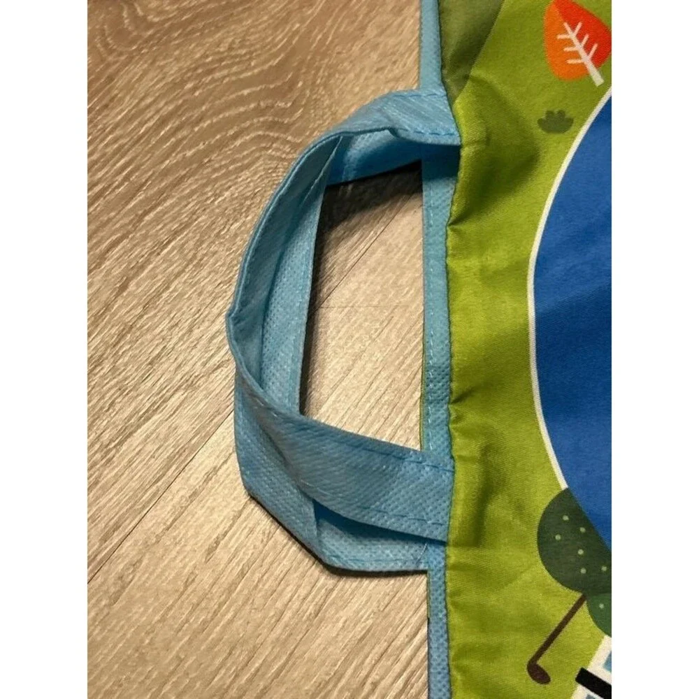 2-in-1 Interactive Play Car Mat and Storage Tote Bag